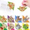 8-Piece Diamond Art Bookmarks Kit – Rhinestone Crystal Corner Bookmarks with Tassels, DIY Triangle Diamond Painting Craft Set for Book Lovers, Animal Design Handmade Gift Supplies